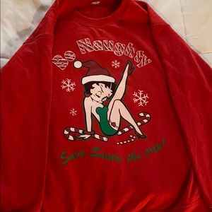 Vintage comfy Christmas Betty Boop Sweatshirt